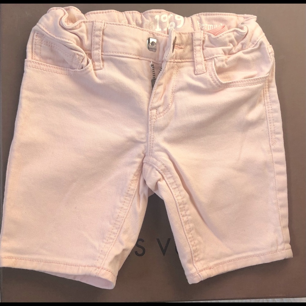 Gap Pink Bermuda Denim Shorts